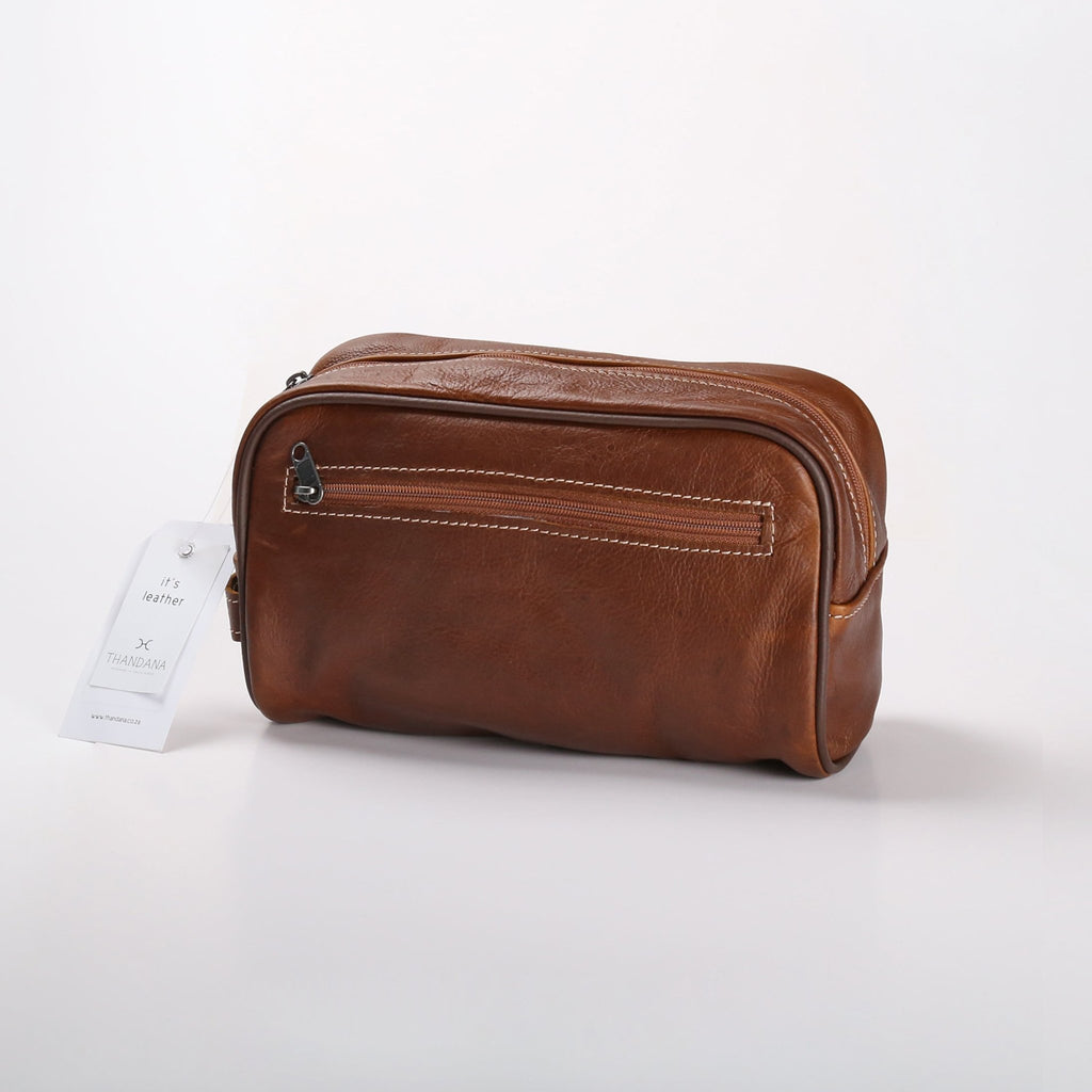 Thandana Womens Single Zip Vanity Leather Case - KaryKase