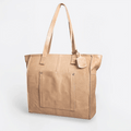 Thandana Zippered Travel Tote Leather Handbag - KaryKase