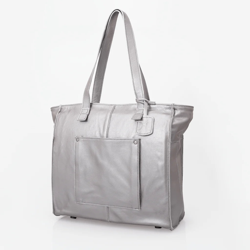 Thandana Zippered Travel Tote Leather Handbag - KaryKase