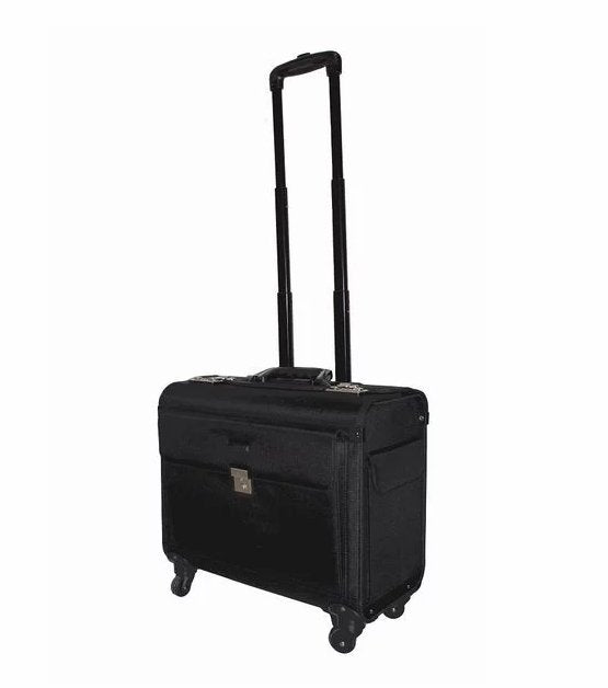 Tosca 1680D Laptop Pilot Cases with 4 wheels | Black - KaryKase