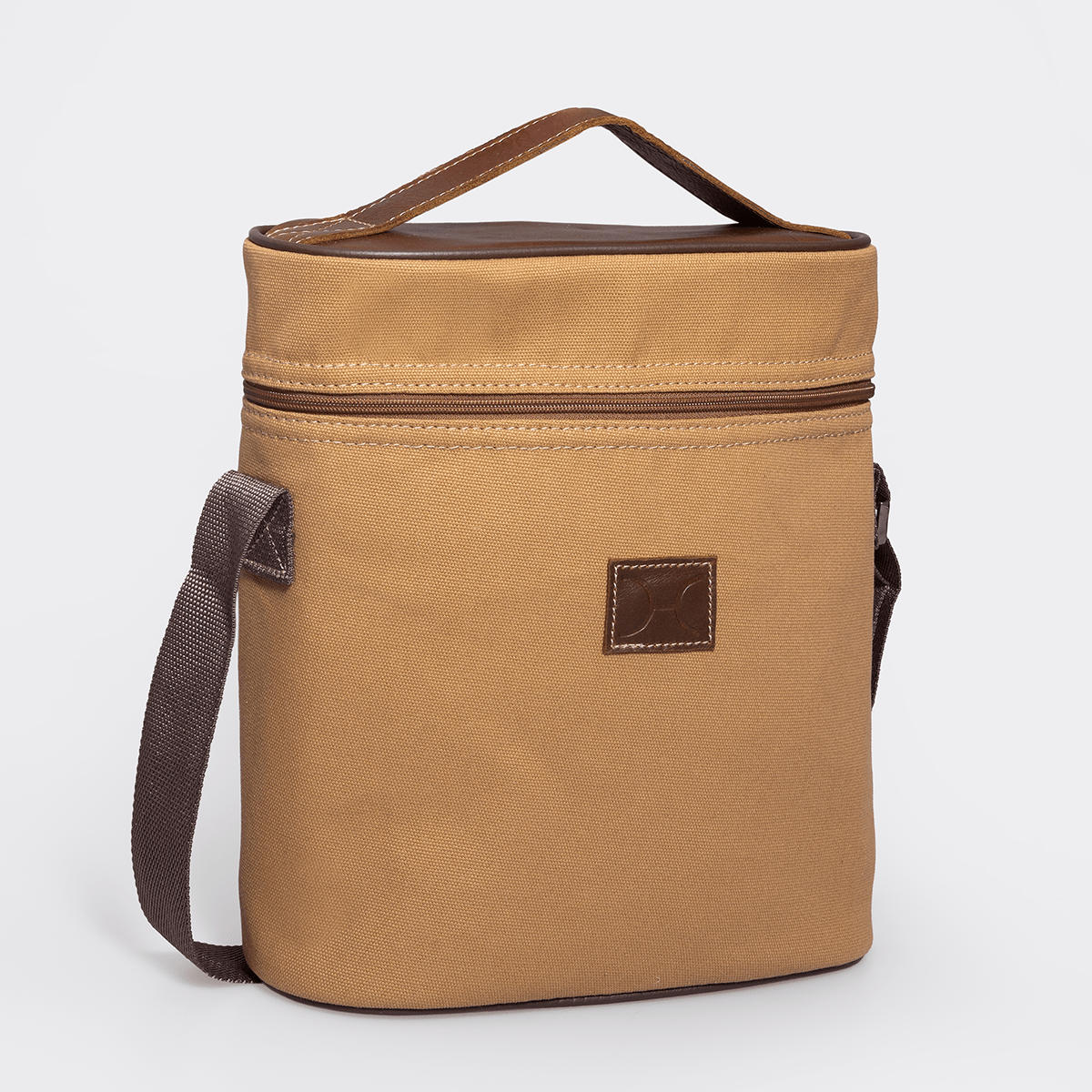 Camel Canvas with Tobac Leather