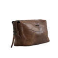 Zemp Bravo Toiletry Bag | Waxy Brown - KaryKase