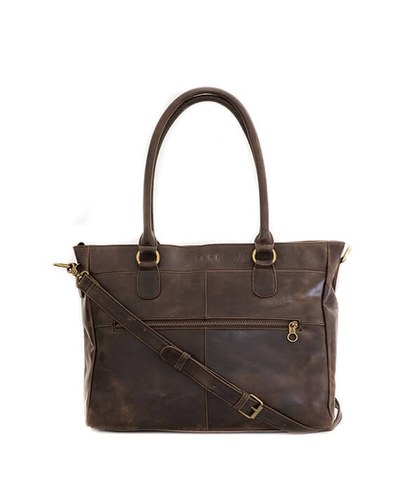 Zemp Casablanca 13” Tote | Waxy Brown - KaryKase