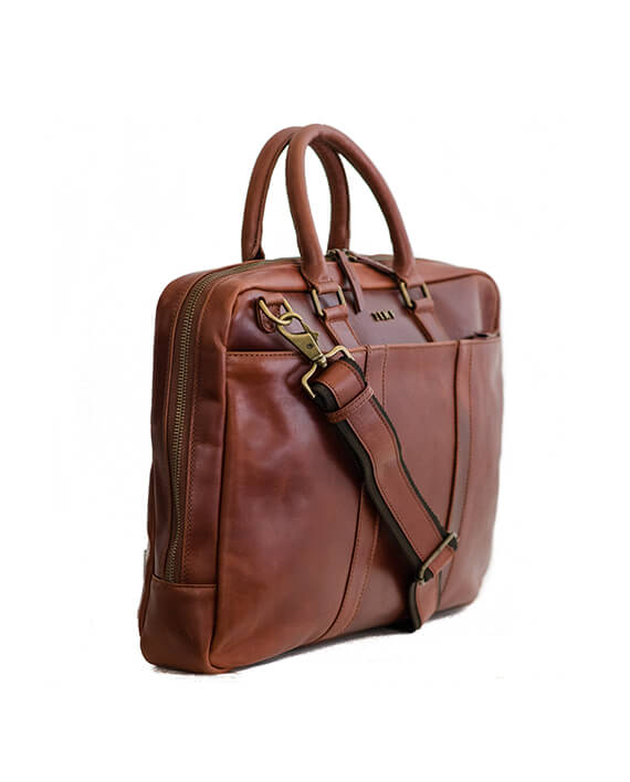 Zemp Supernova 15″ Laptop Bag | Chestnut - KaryKase